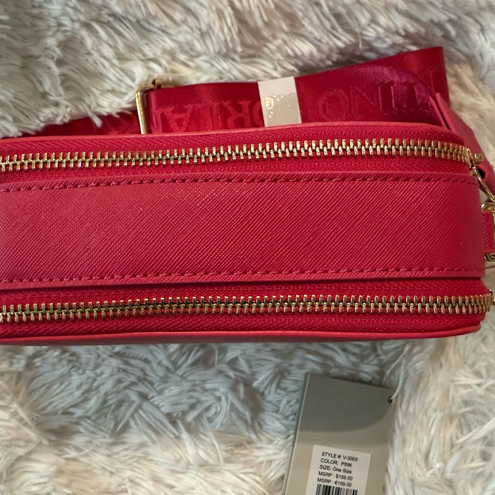 NWT Valentino Orlandi Hot Pink Camera Crossbody Handbag - Picture 9 of 14